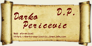 Darko Peričević vizit kartica